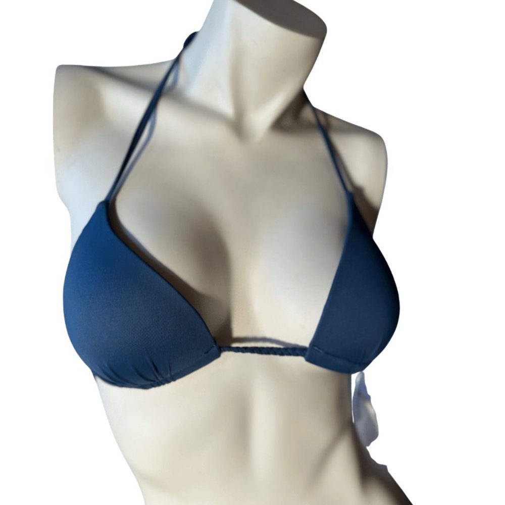 Elizabeth Jane Navy  Sting Bikini Top with Cup Support